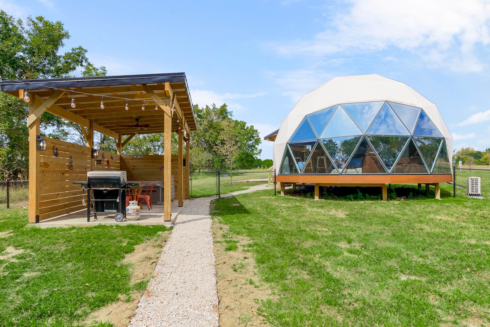 The Fur Seasons — our dog-friendly dome