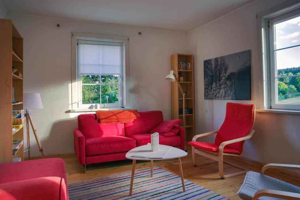 Sofa-Ecke im Esszimmer