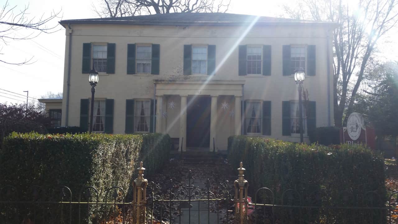 Exterior before restoration
