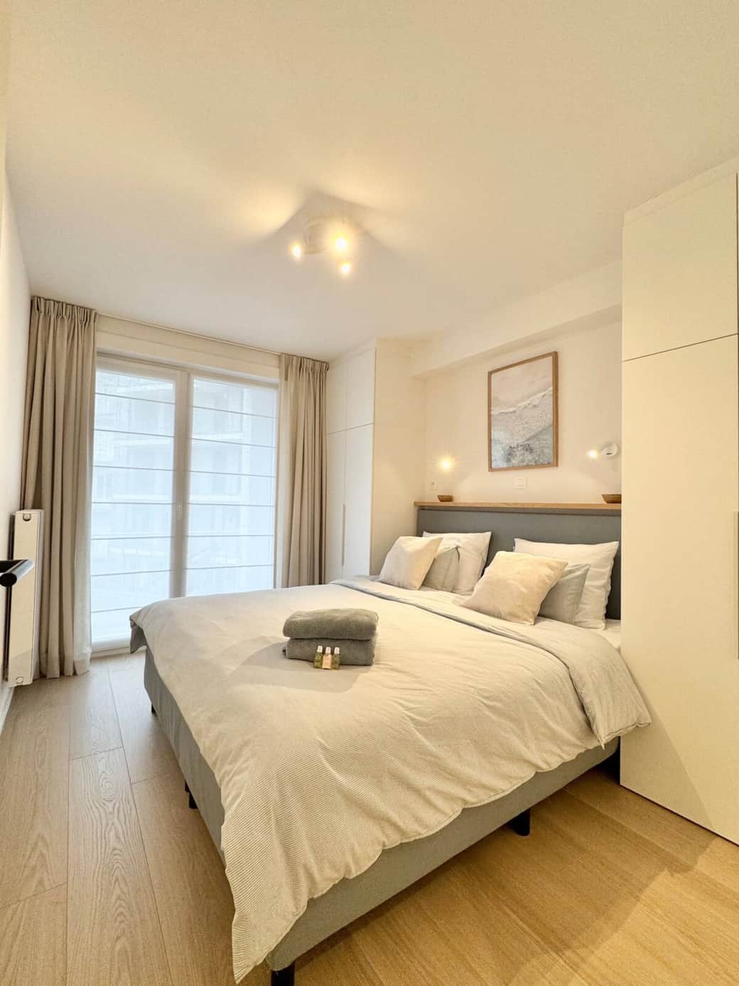 Comfortable king size bed