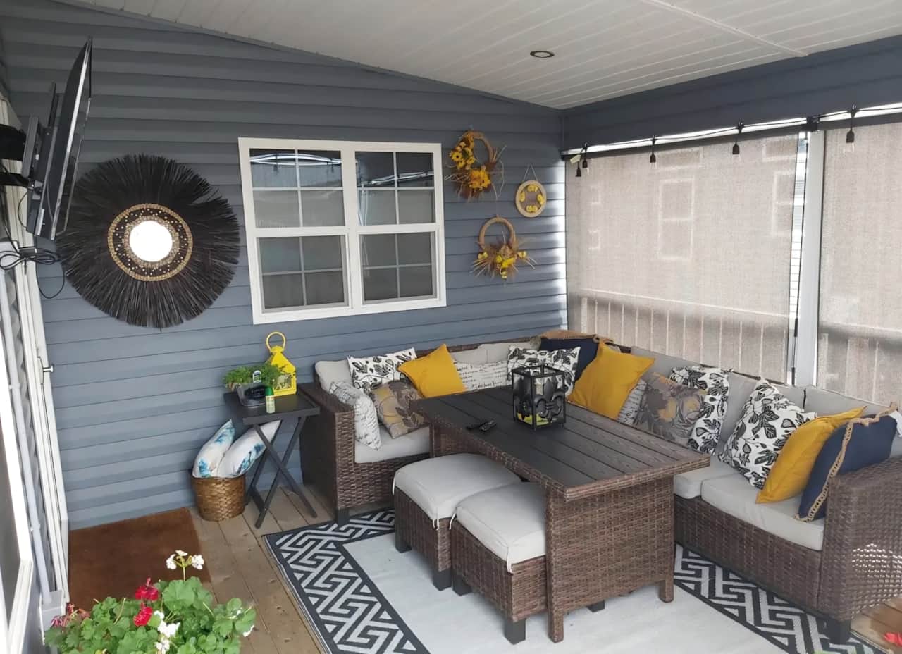 Covered deck