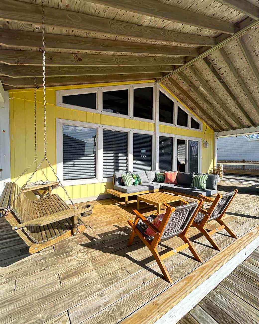 Surf city swell exterior rear deck