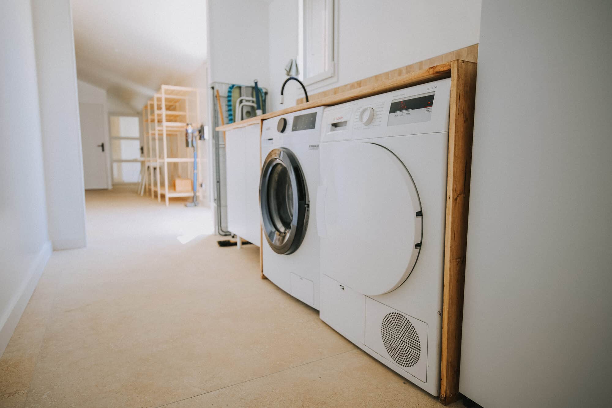 Lave linge et seche linge