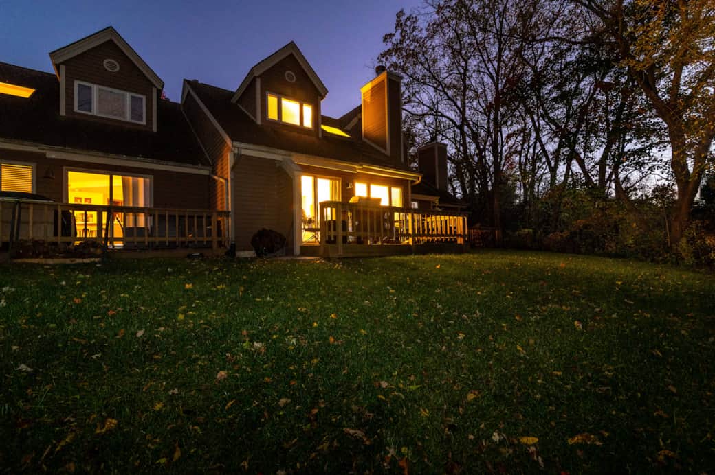 Evening View from the Back