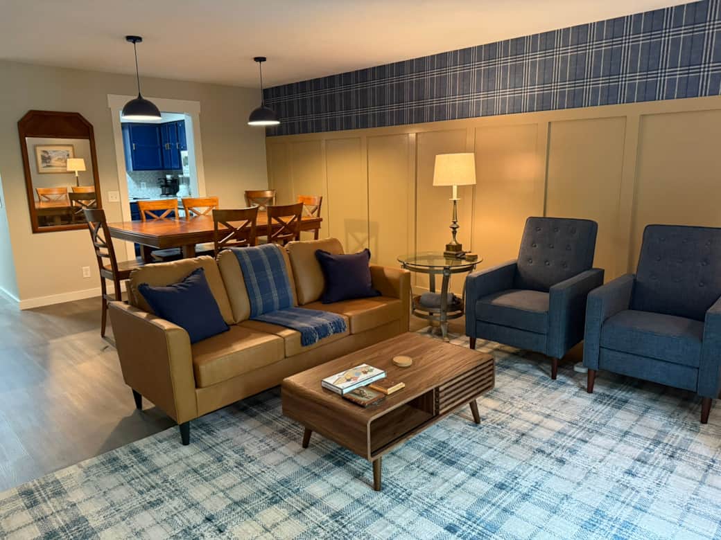 mid-century modern comfort with style