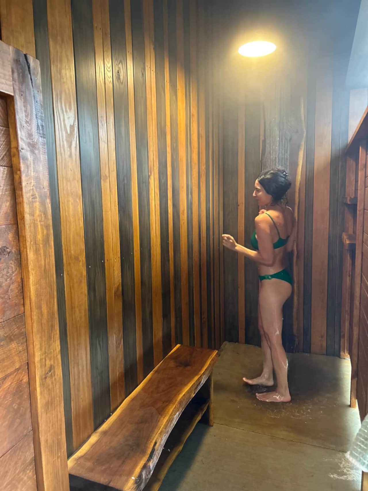 Nothing better than an outside shower