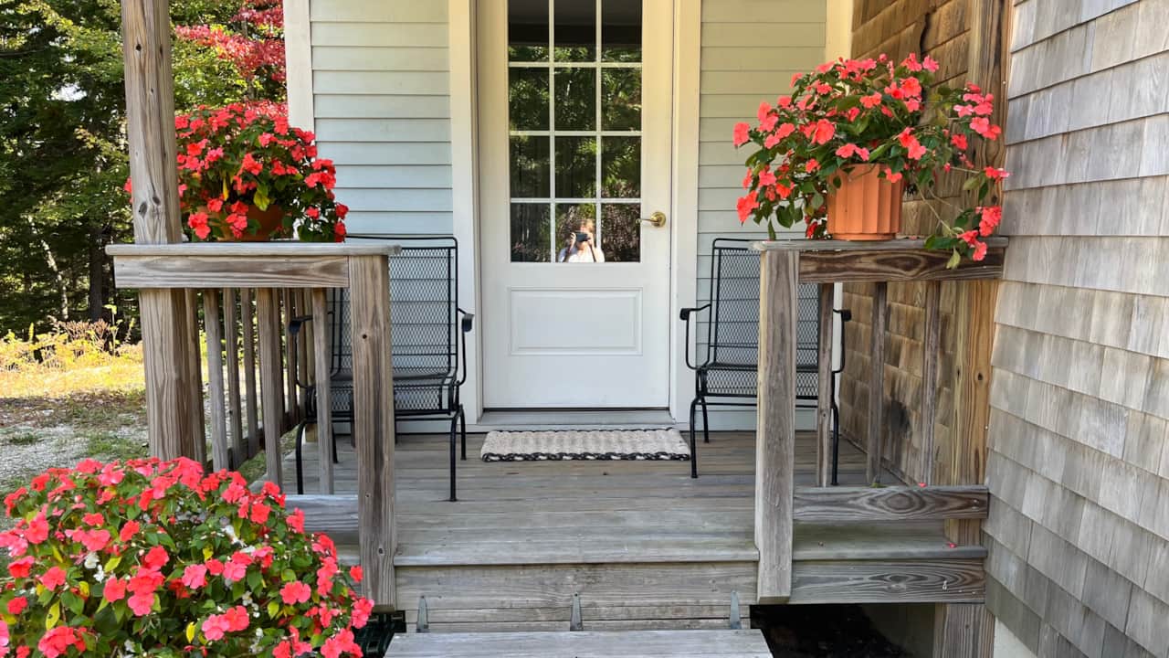Inviting entrance