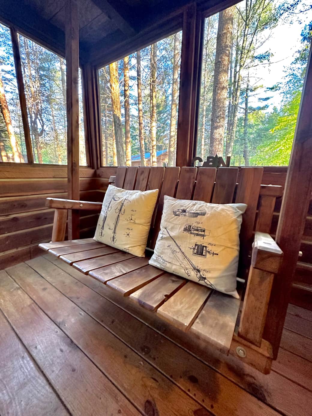 Screened Porch with swing