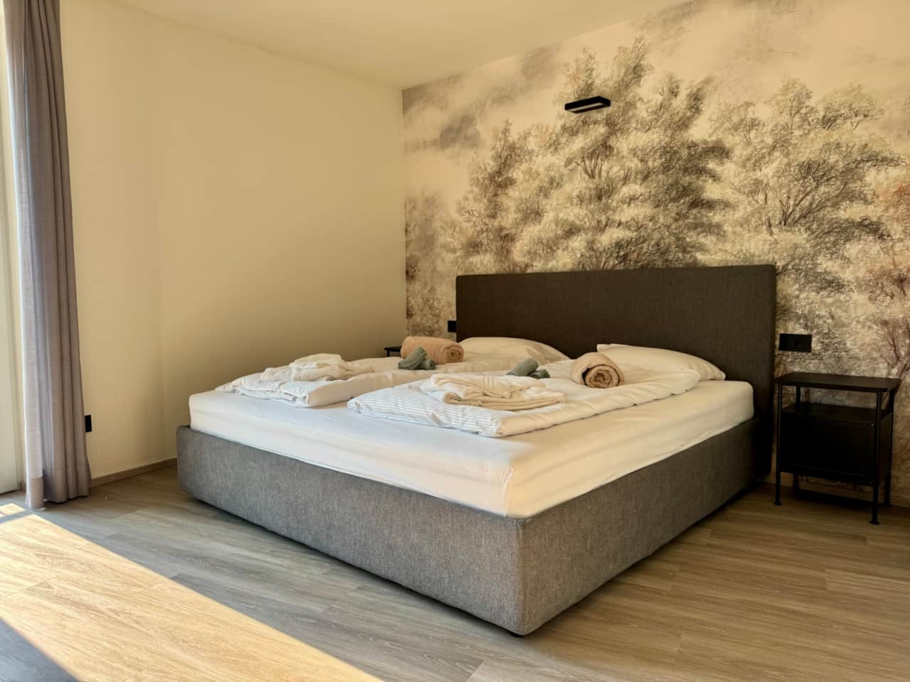 Apartment Verona - Schlafzimmer Bett