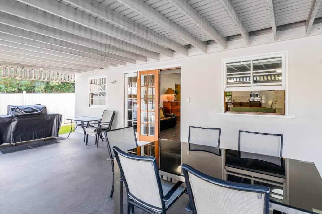 Downstairs Patio by the Pool and BBQ Downstairs Patio by the Pool and BBQ