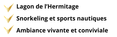 Lagon de l'Hermitage, snorkeling et sports nautiques à Saint Gilles les Bains - Les Villas Emmanuel