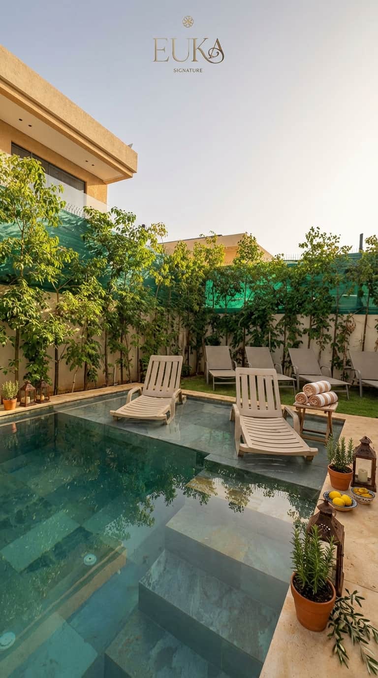 Luxurious Outdoor Pool Area-2