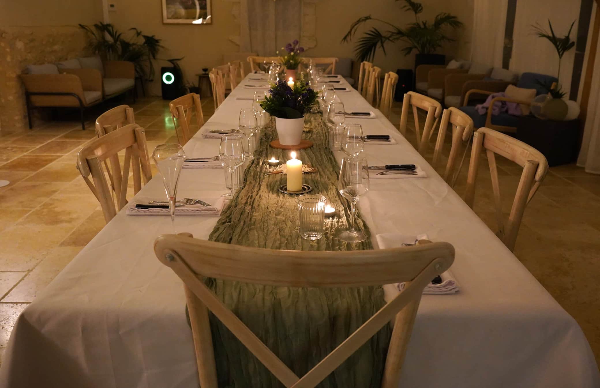 Table décorée