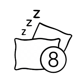 Sleeps Up To 8 People  Icon