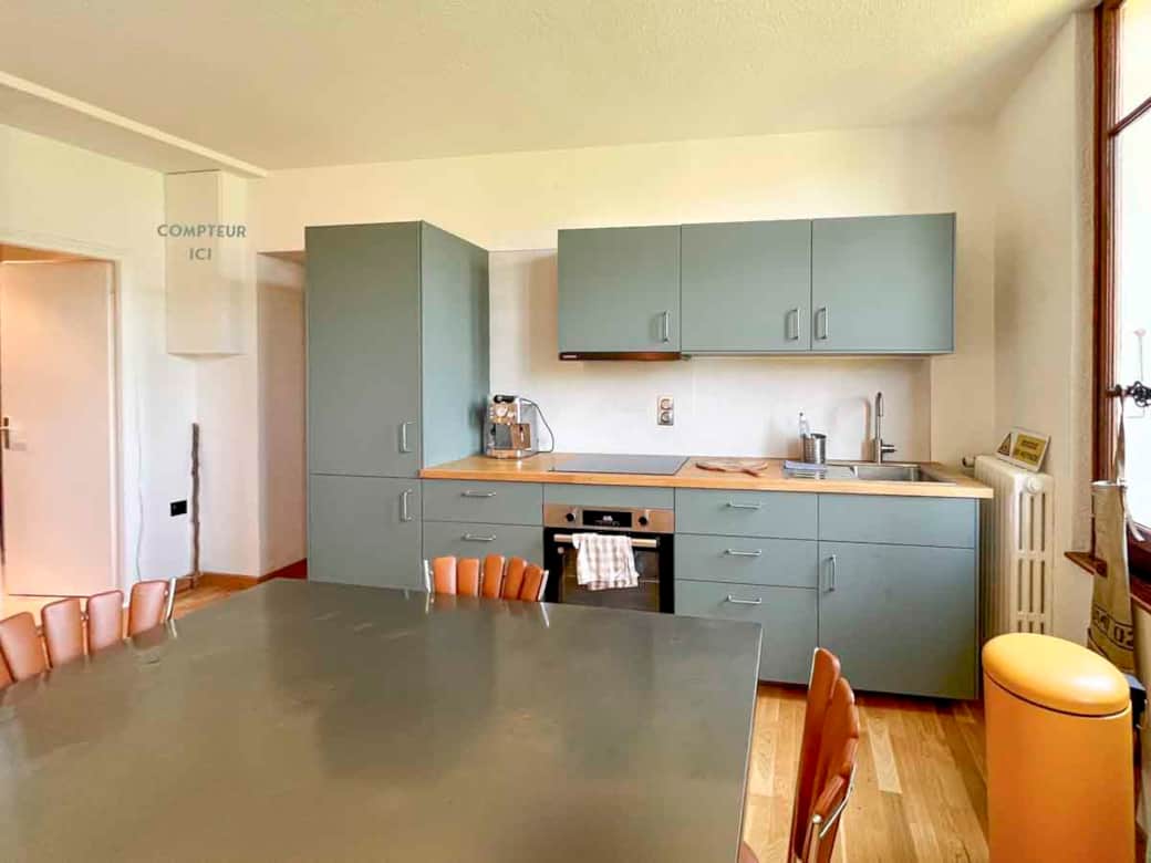 La cuisine et l'espace repas La cuisine et l'espace repas