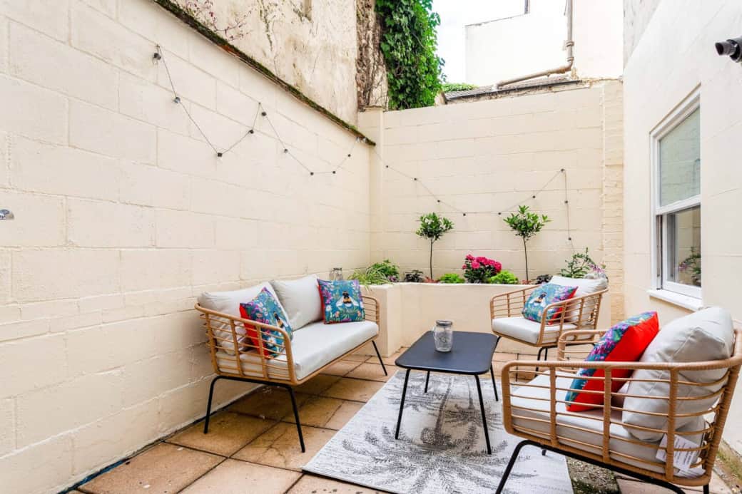 Courtyard with Comfy Garden Furniture 