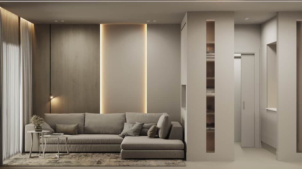 02 AZULIS Clubhouse Luxury Livingroom fully furnished by RENTAL12