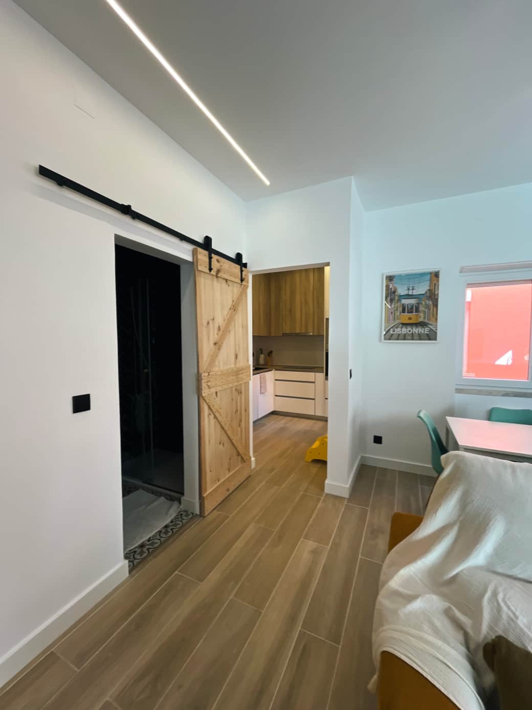 Living room - open kitchen