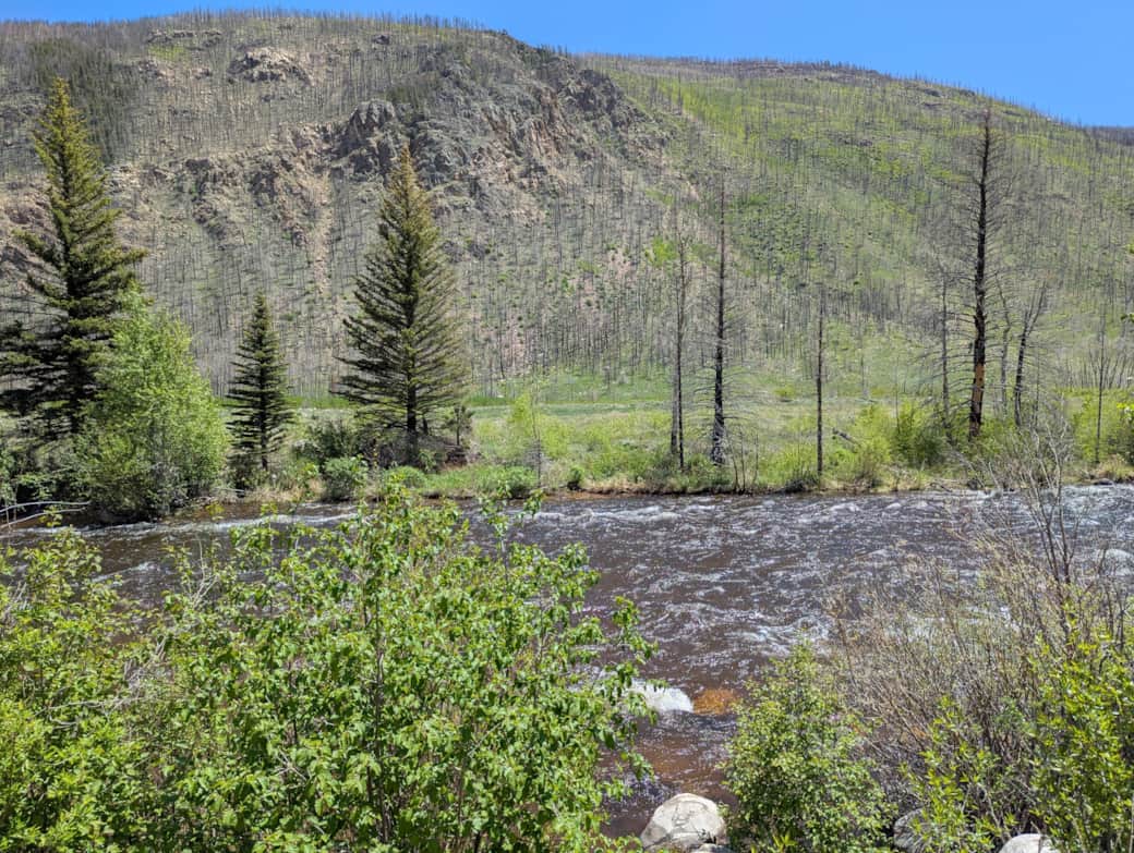 You will be very close to the Cache la Poudre River. It's just across the street!