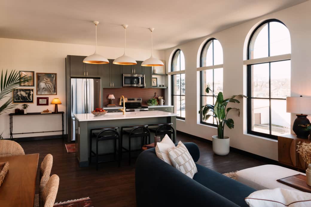 Open Concept Living Area