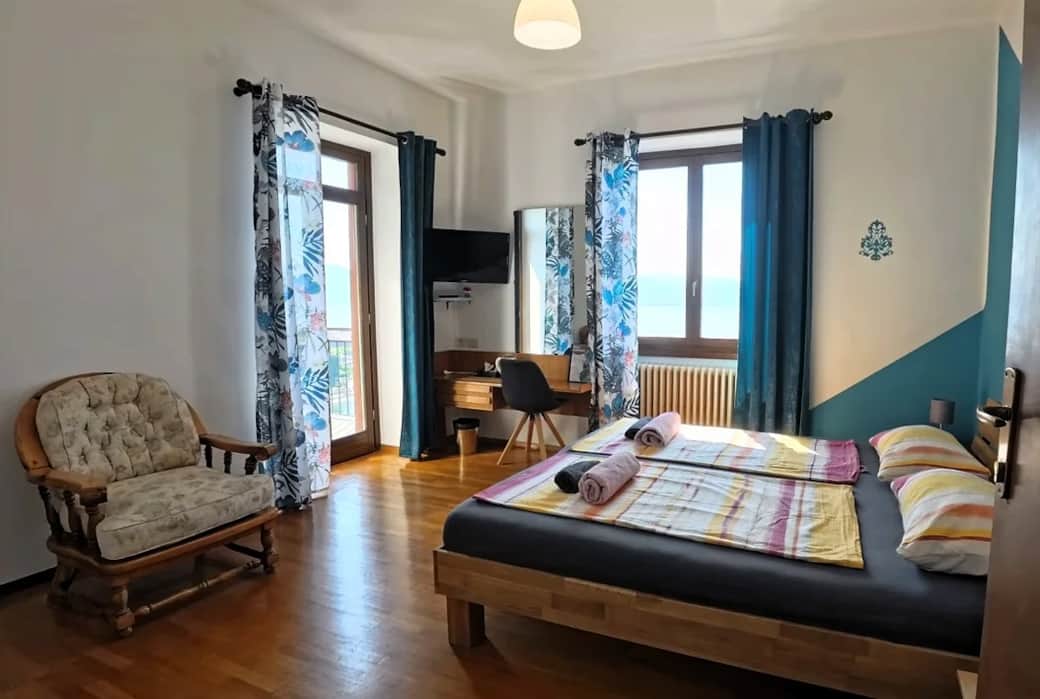 Zimmer seeblick Lago maggiore villa angelina cannero riviera zaffiro 1