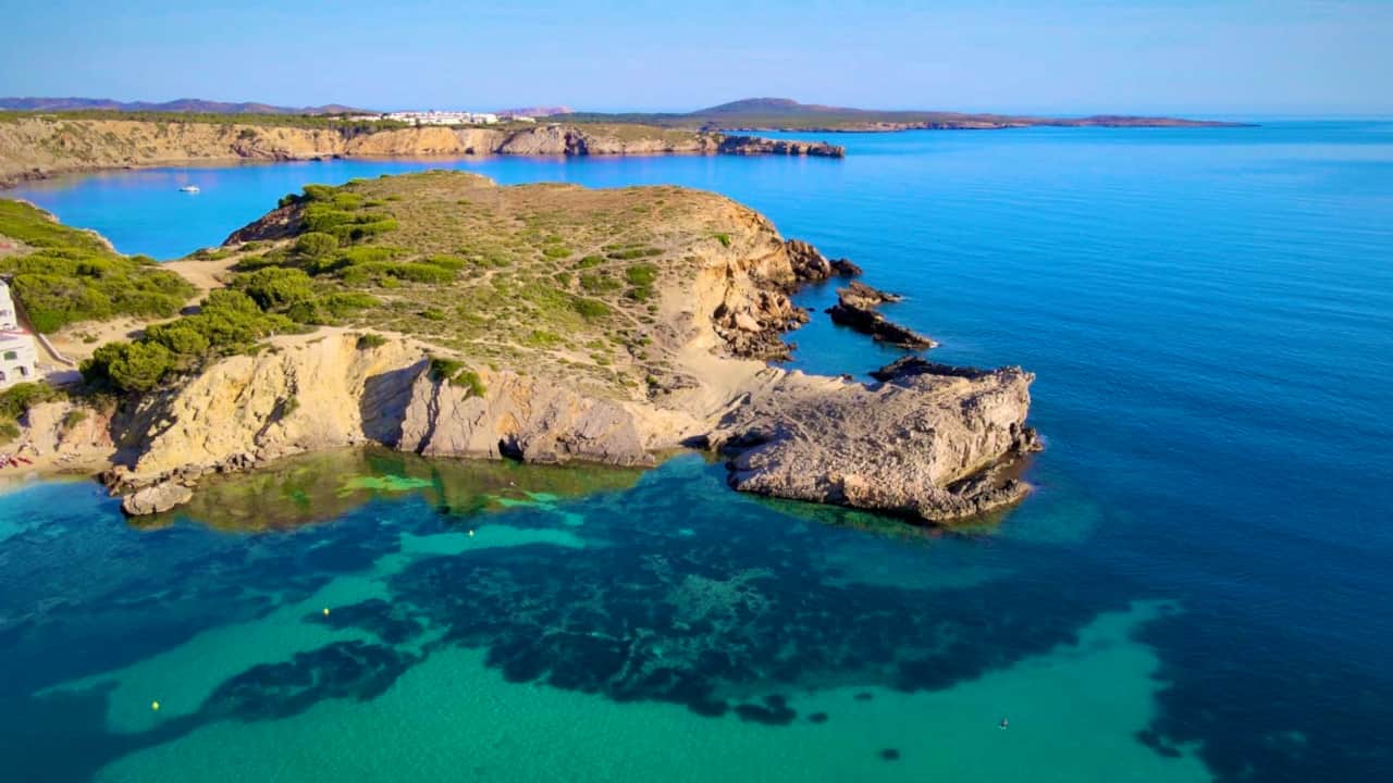 rocher plage d'Arenal d'en Castell Menorca