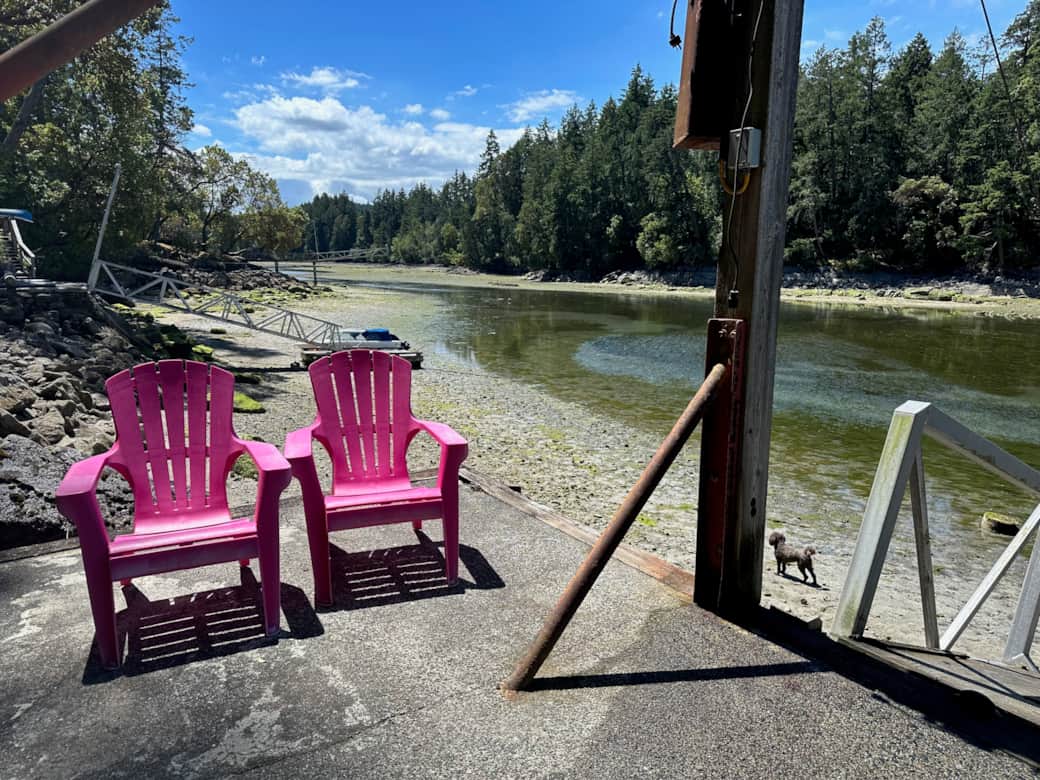 Low Tide Dock Pink Chairs