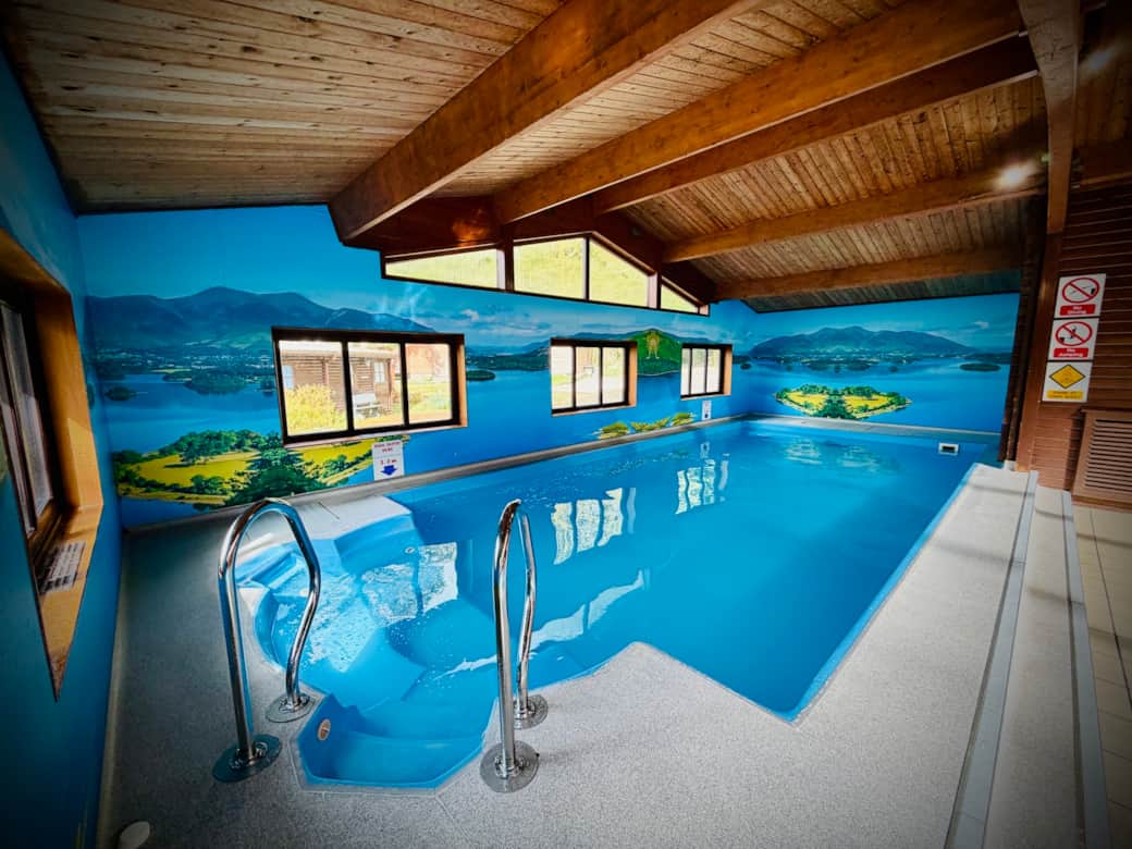 The Swimming Pool & Sauna is private to our estate