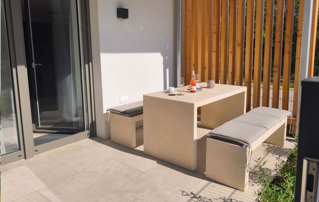 Terrasse grün