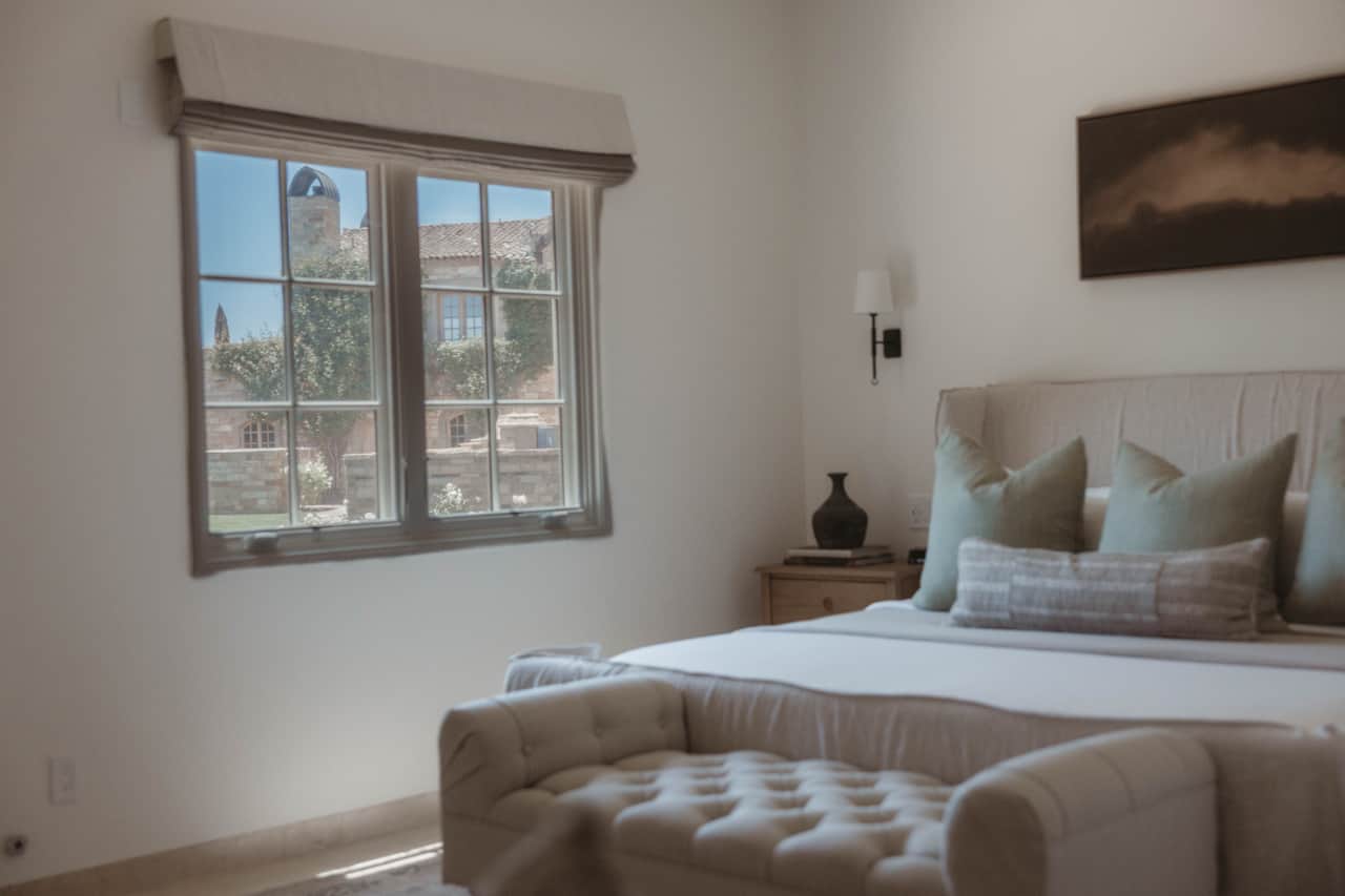 Champagne Suite - View of Sunstone Villa from Bed