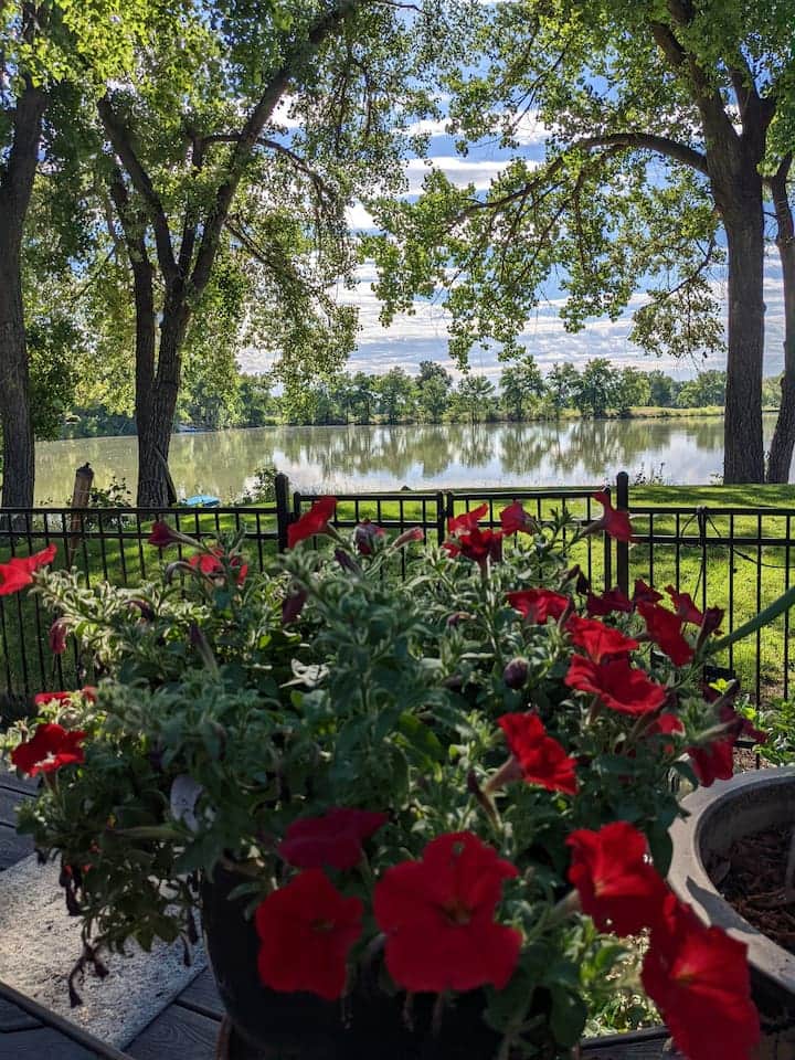Summer at the lake is incredible. This is a view from our back deck. Summer at the lake is incredible. This is a view from our back deck.