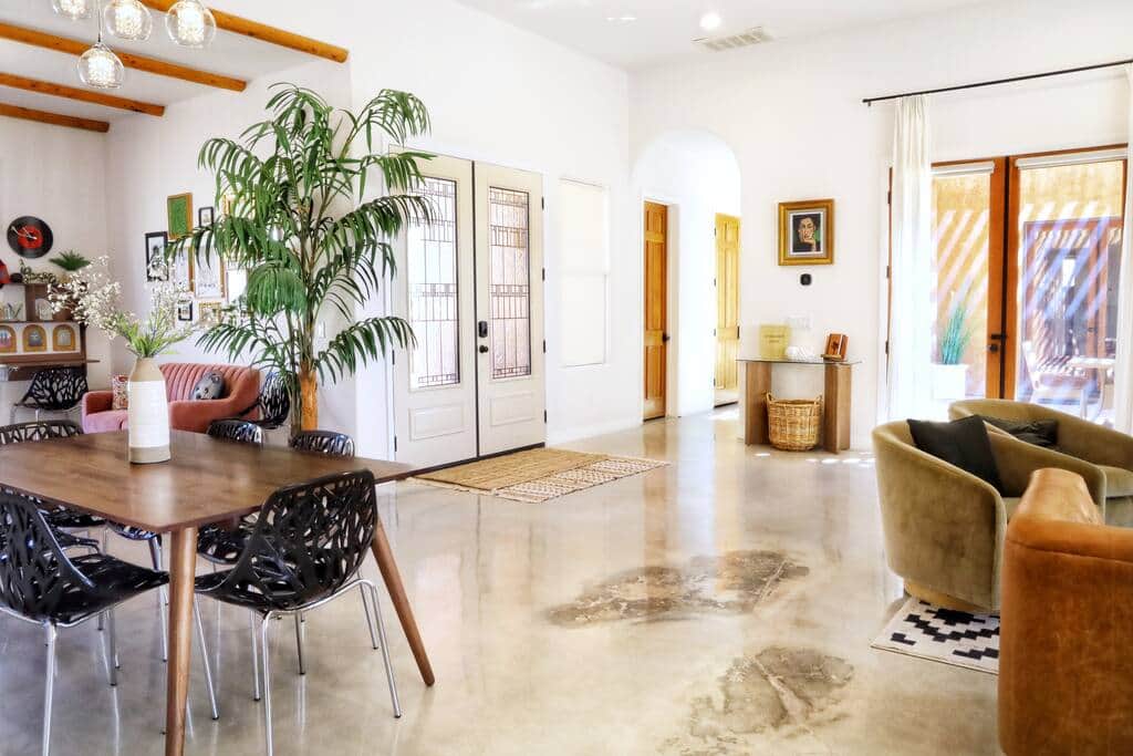 Concrete Polished Flooring Throughout