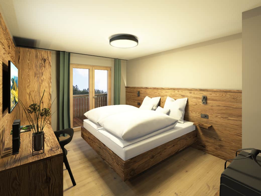 Schlafzimmer 1 - Bett