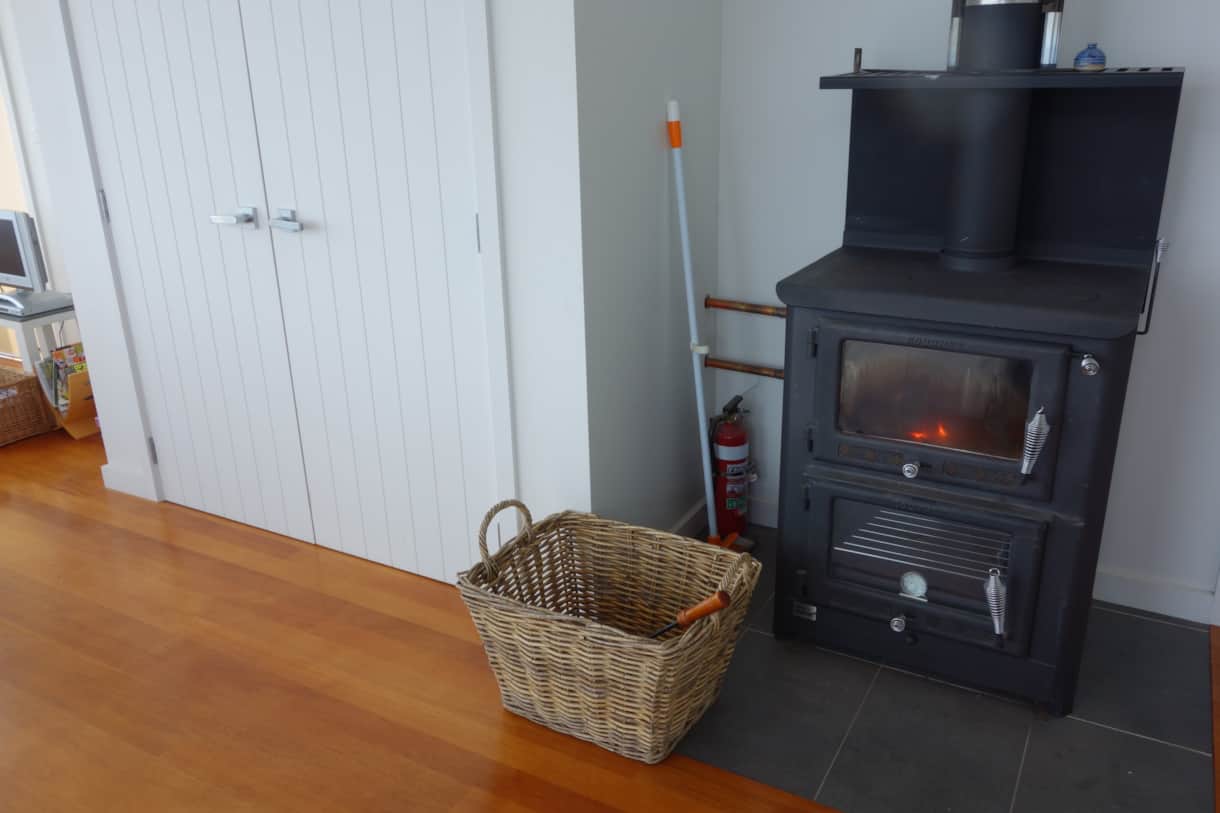 Woodstove with wetback