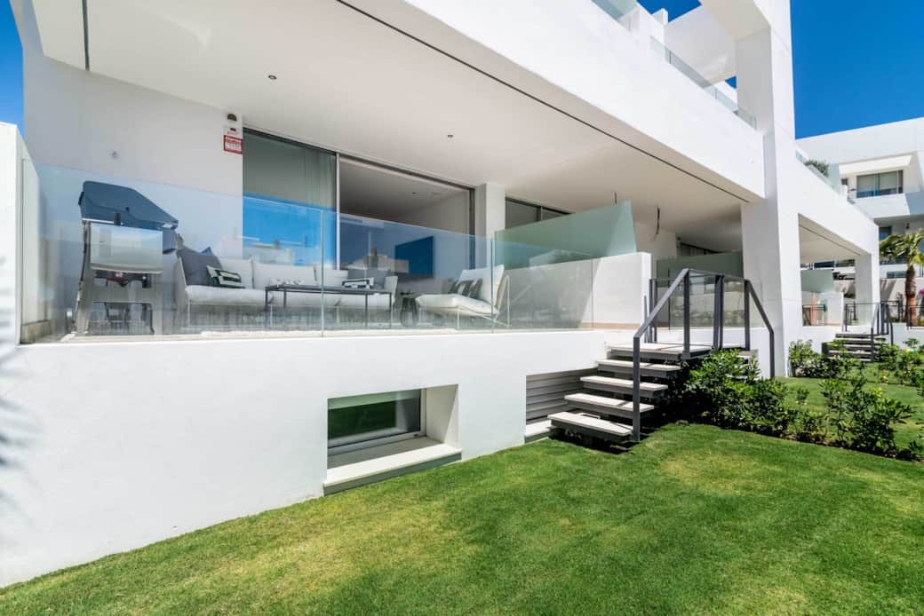 And you have 3 terraces in total with 130 SQM 