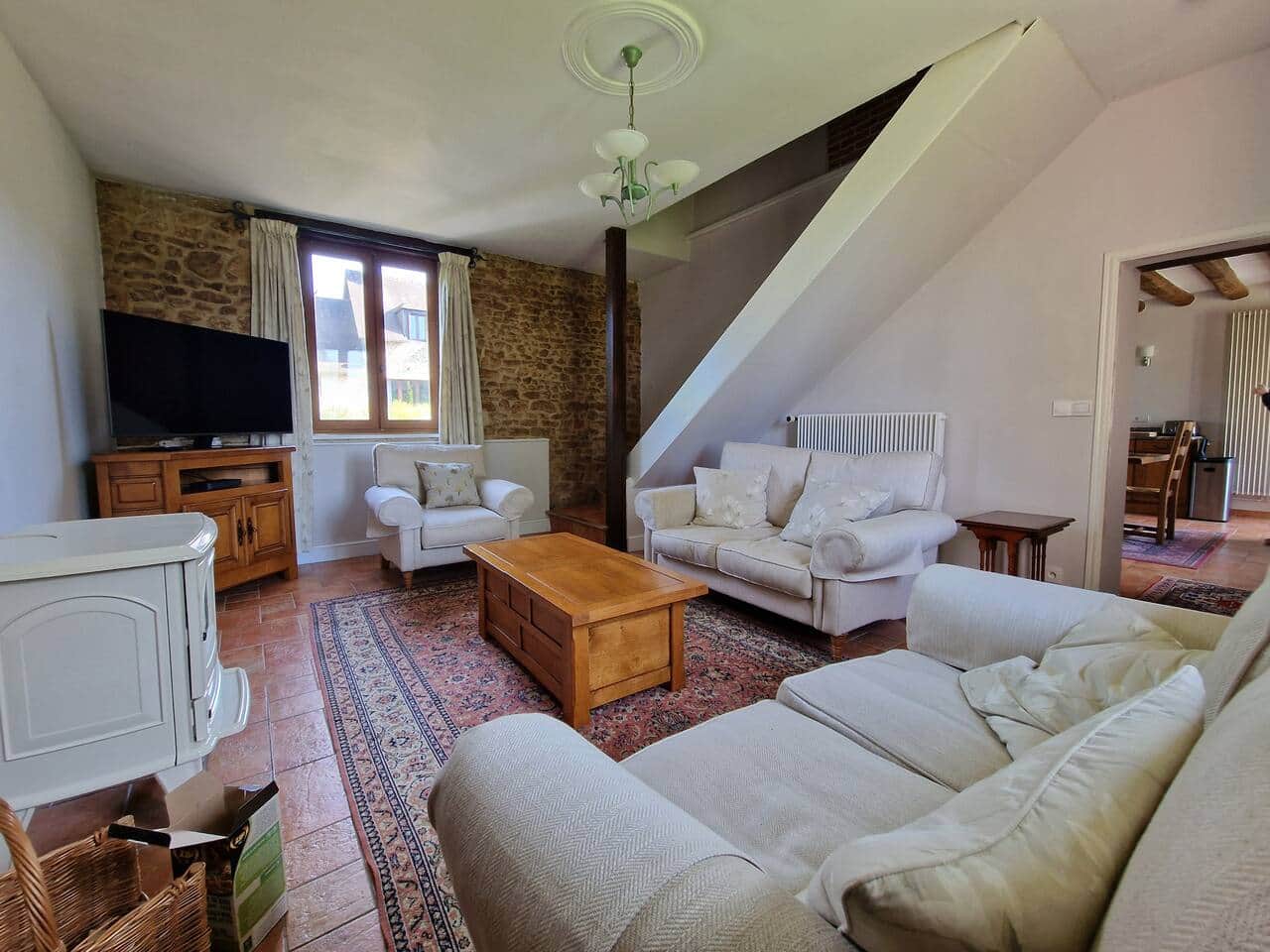 Salon gîte 4 personnes