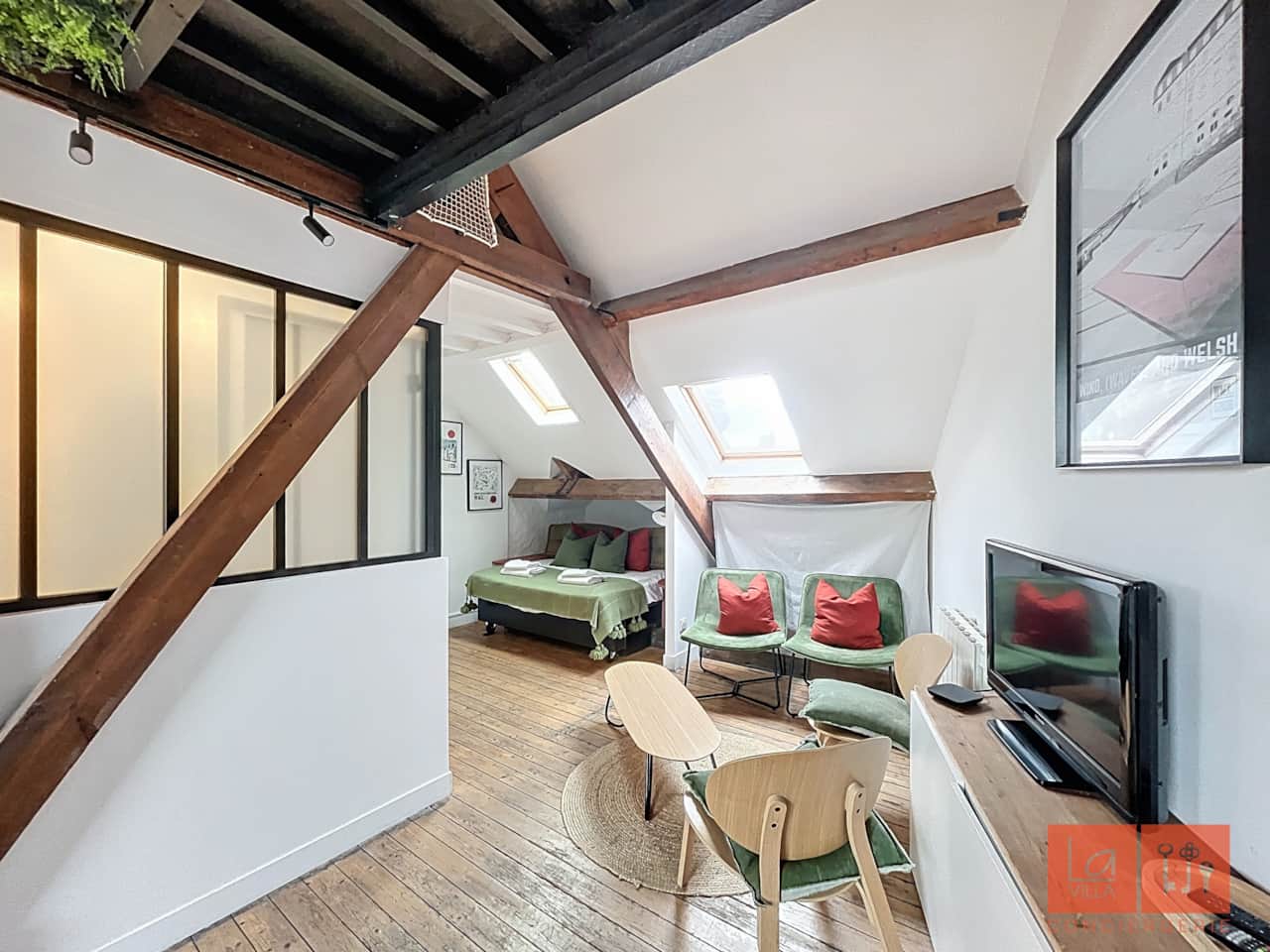 salon, chambre 1