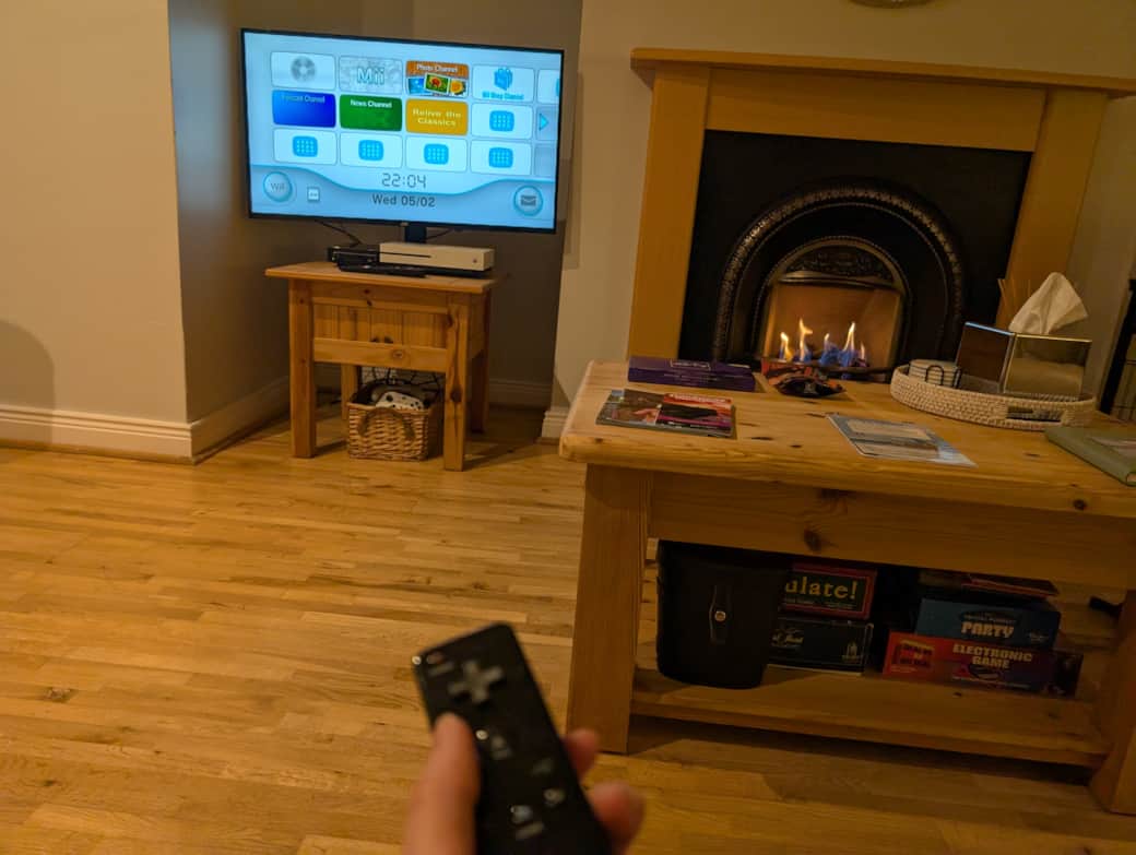 Smart TV, wii, xbox, board games