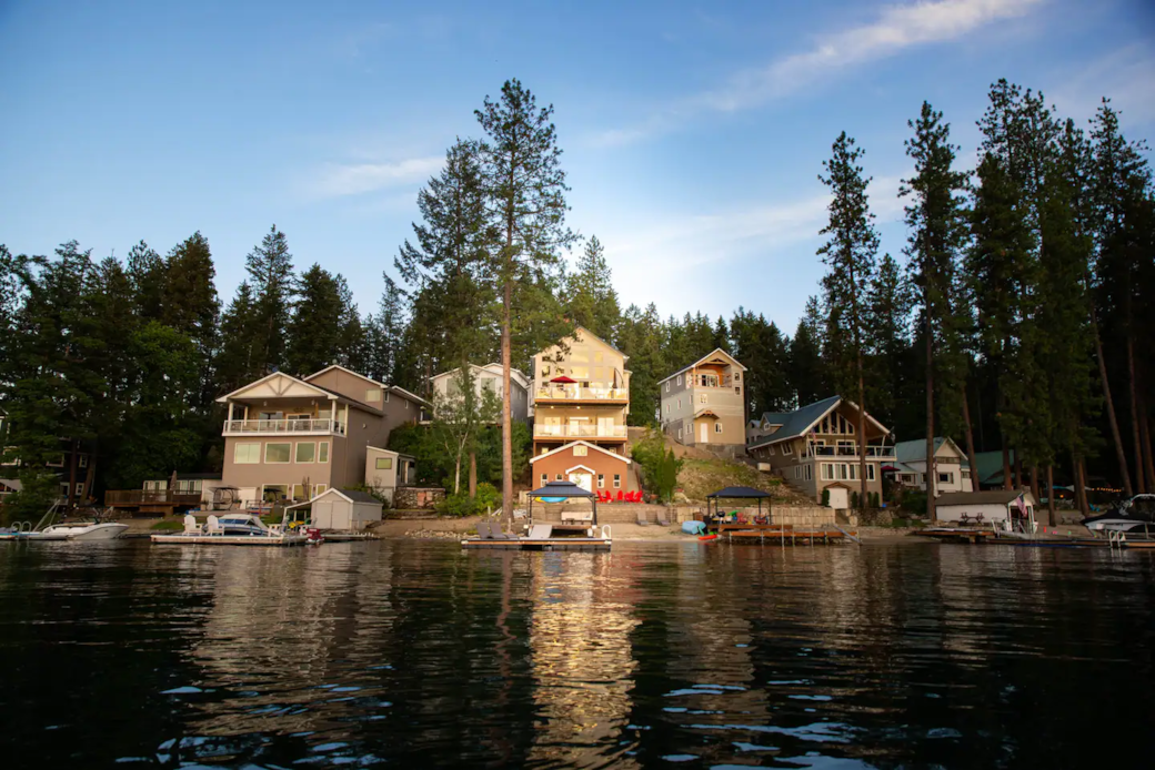 View of home from the water