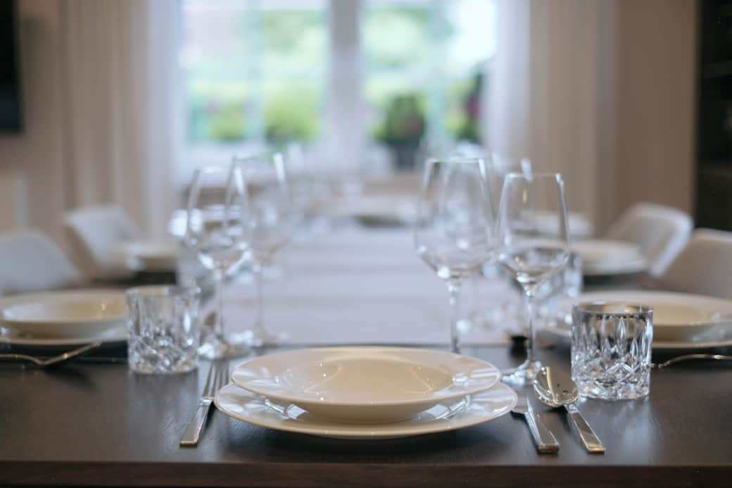 Die "Schicke Bude" eignet sich auch für "Schicke Dinner"