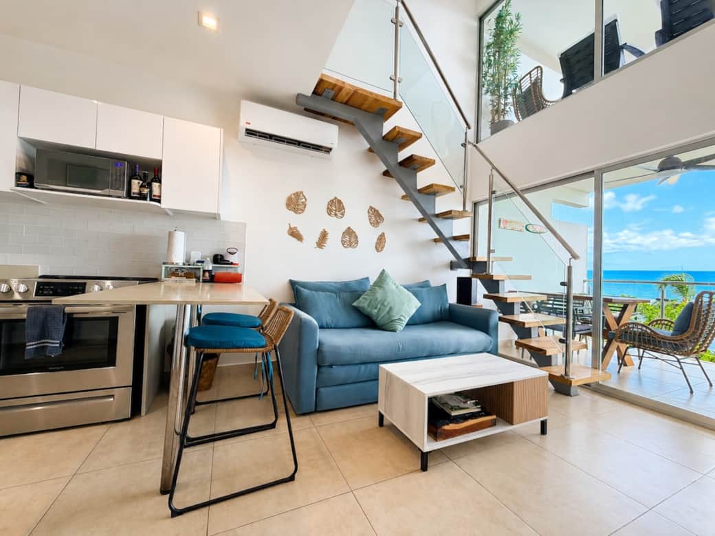 Fully stocked and ready to relax! Ocean Front Living with 2 Private Balconies
