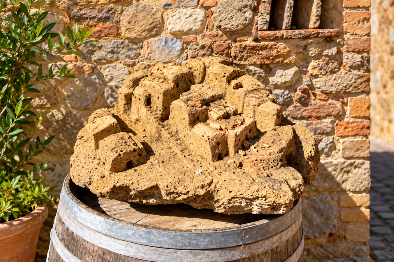 Stone Sculpture of Monterubiaglio