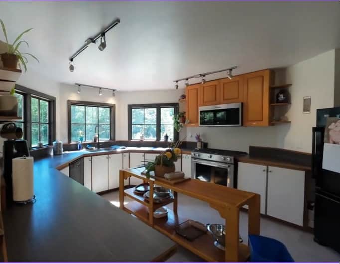 Kitchen view from living room