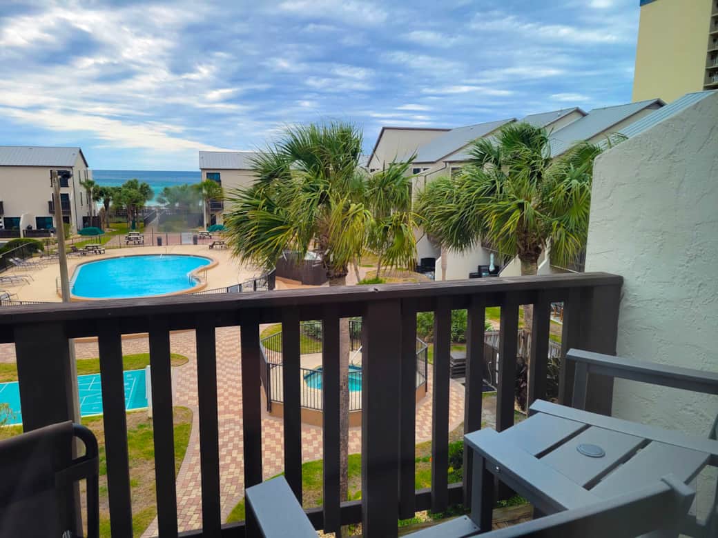 Overlooking Pool and Hot tub