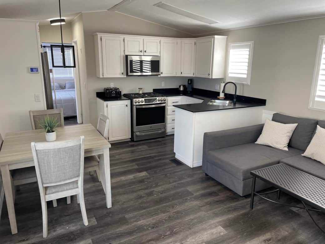 Dining and kitchen Dining and kitchen