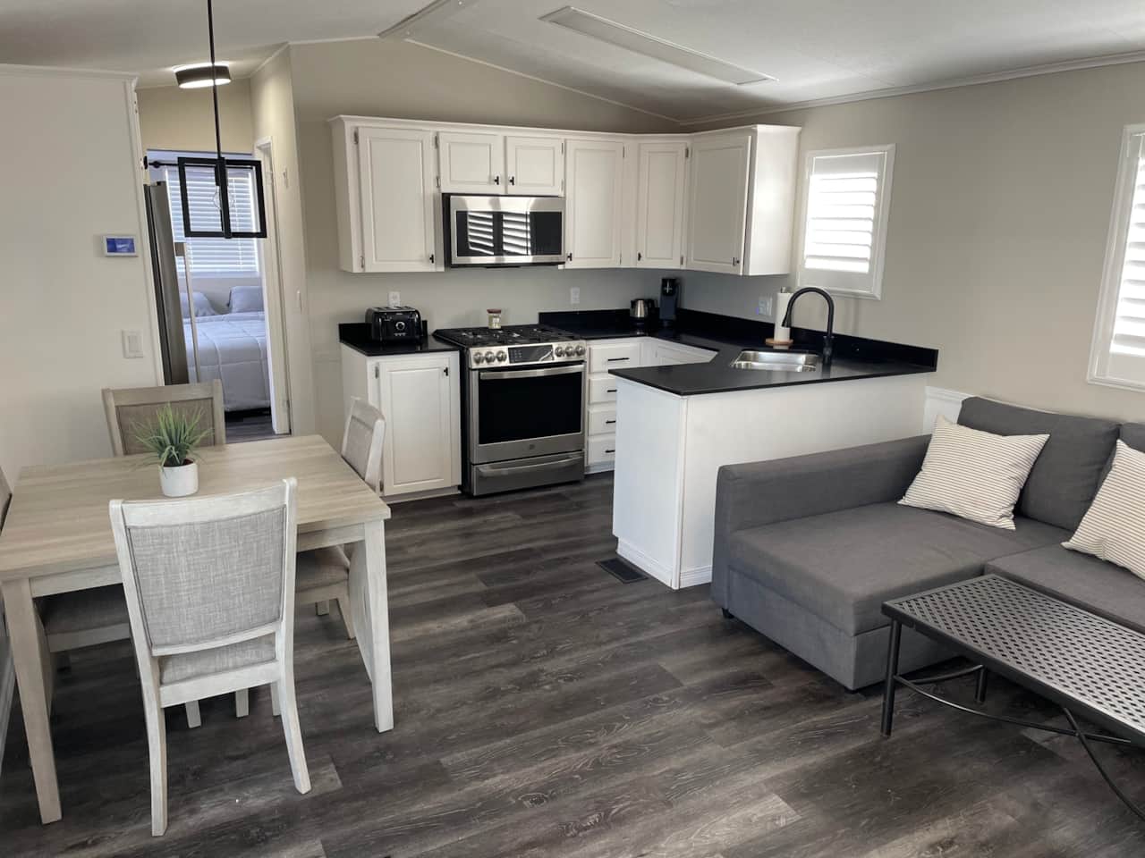 Dining and kitchen 