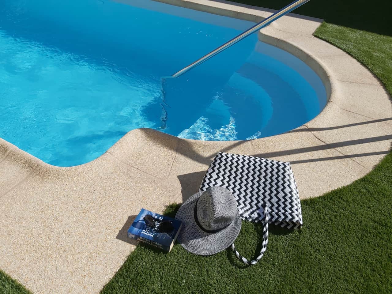 Relaxing pool area