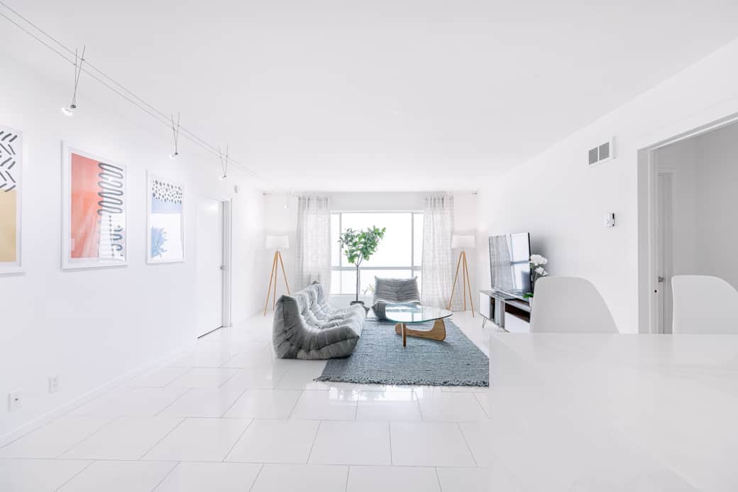 Relax and recharge in our spacious living room filled with natural light. 