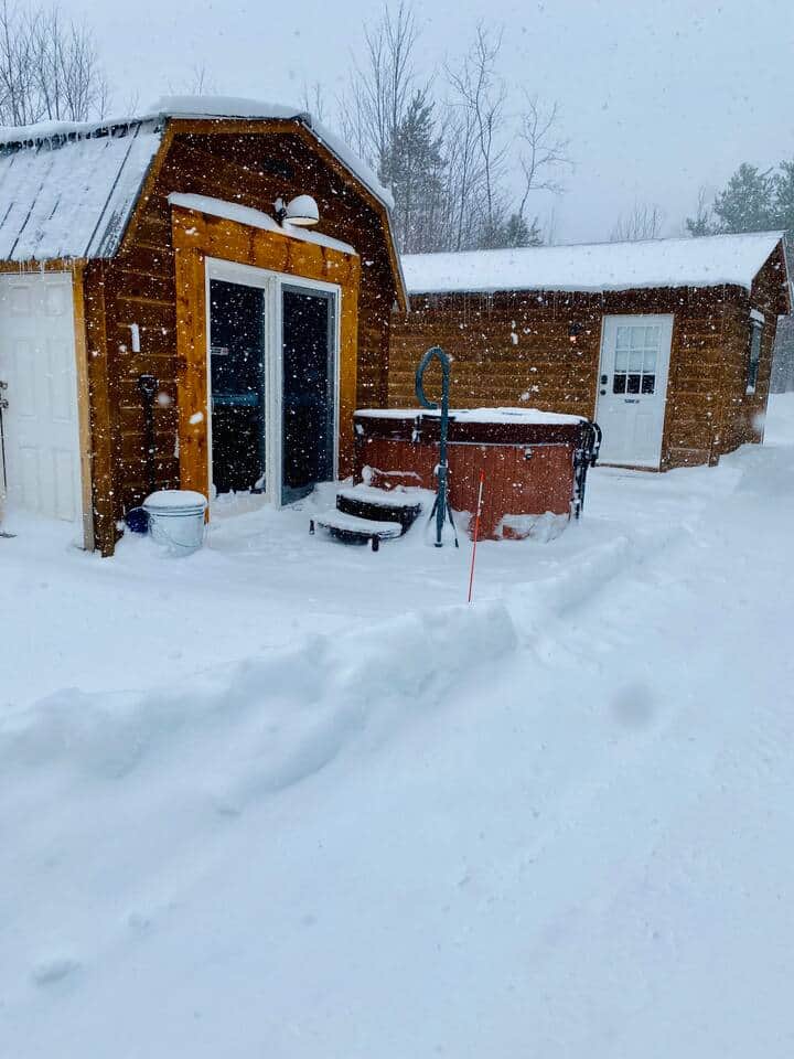 Snow-belt area. Excellent Snowmobiling!