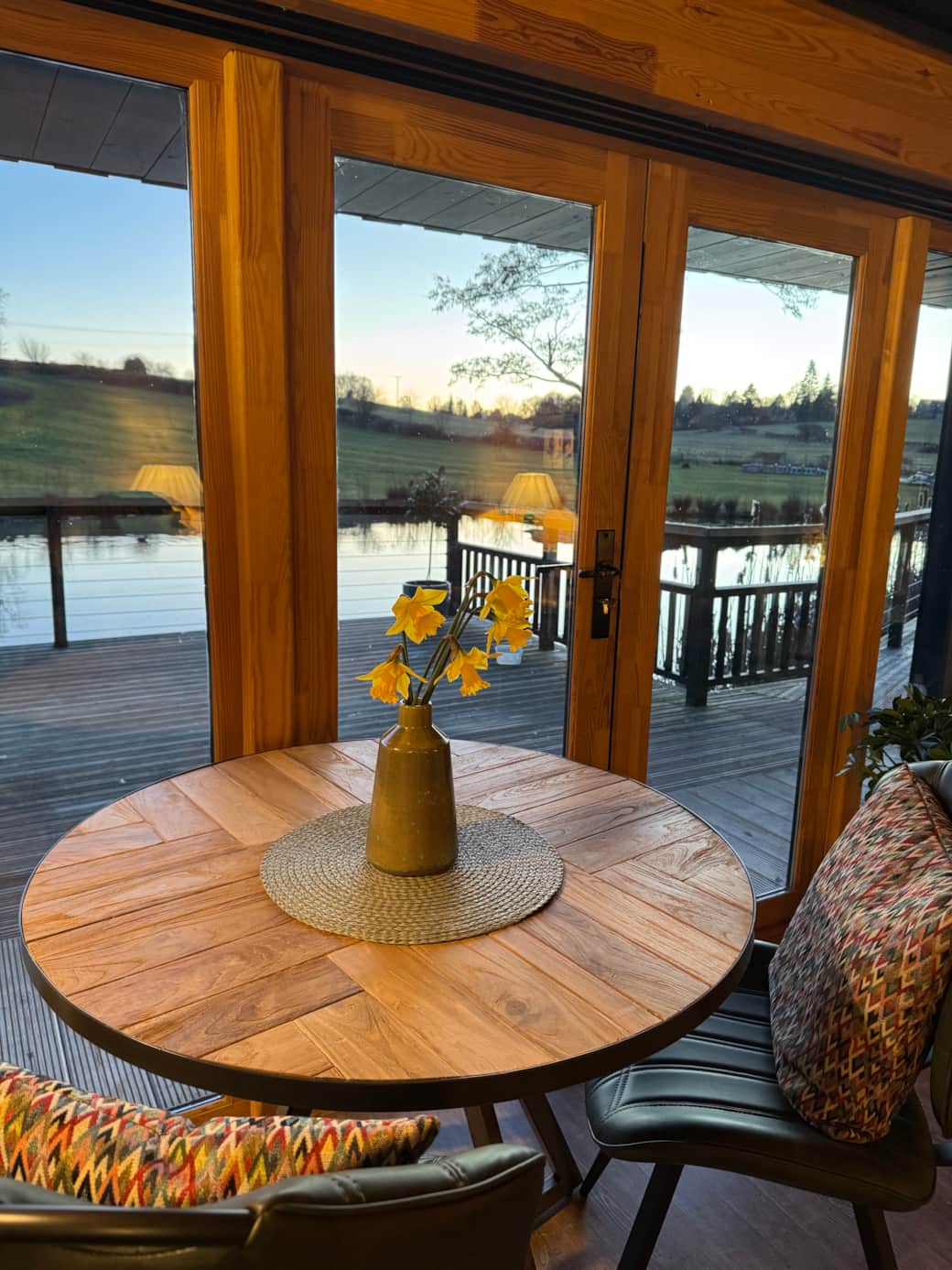 Luxury Cabin at Dusk